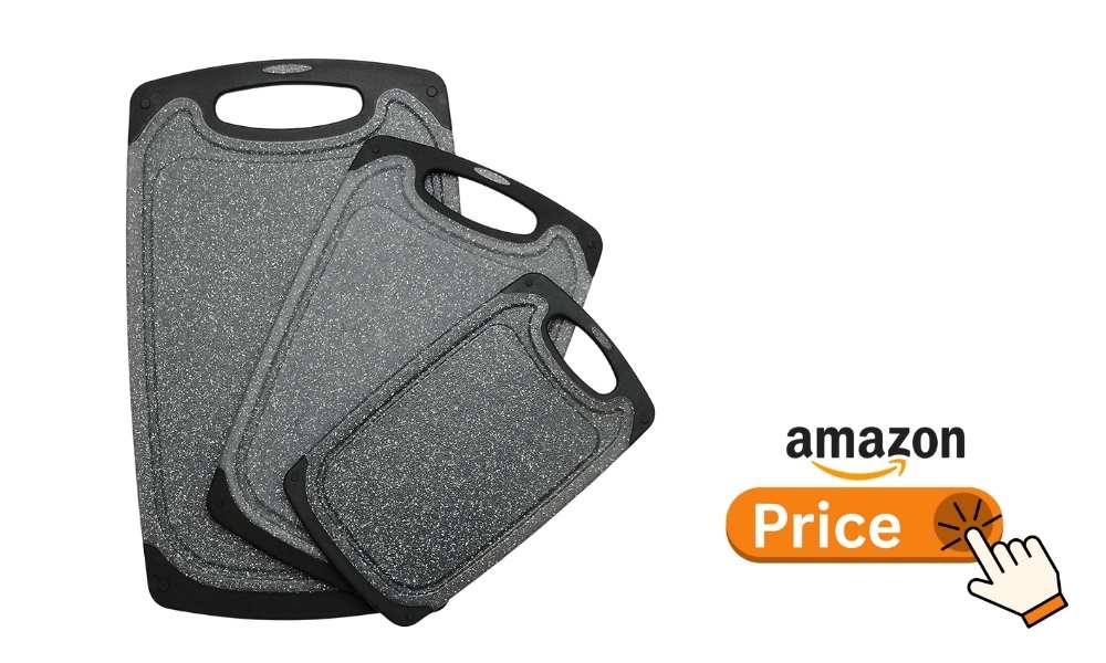 Cutting Boards for Kitchen (Set of 3) 