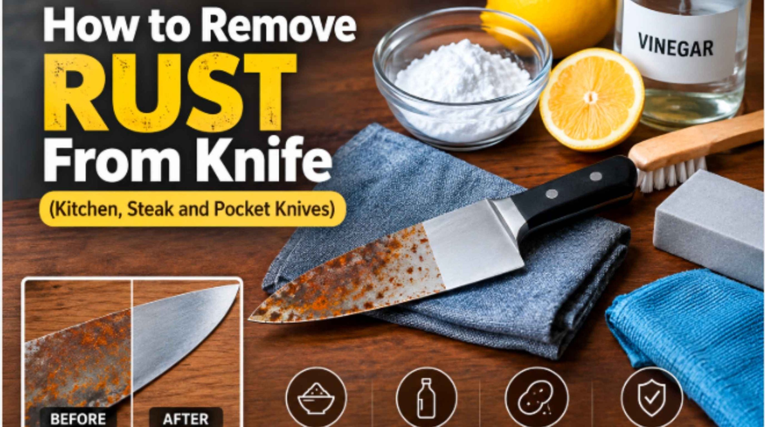 How to remove rush from knife Cutting Resource