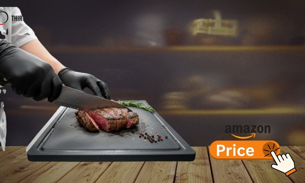 Thirteen Chefs Plastic Cutting Board with Juice Groove