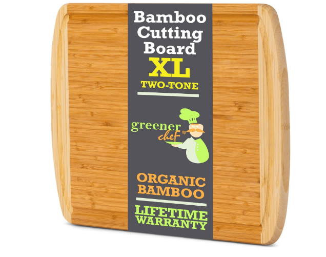 GREENER CHEF 18" Extra Large Bamboo Cutting Board Review