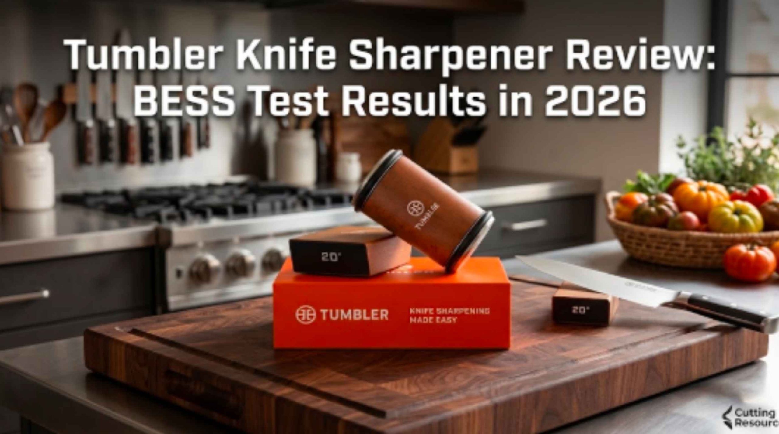 Tumbler Knife Sharpener Review: BESS Test Results in 2026 | Cutting Resource