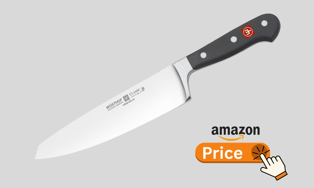 WÜSTHOF Classic 8 Inch Chef’s Knife,Black,8-Inch