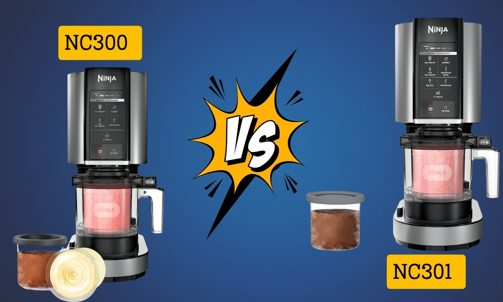 Ninja Creami NC300 vs NC301