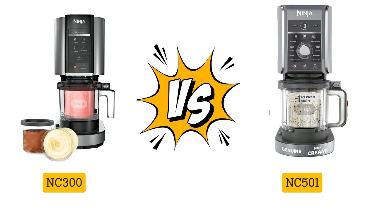 Ninja Creami NC300 vs NC501
