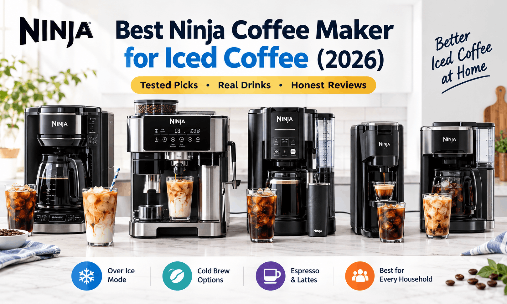 Best Ninja Coffee Maker for Iced Coffee (2026): Tested Picks