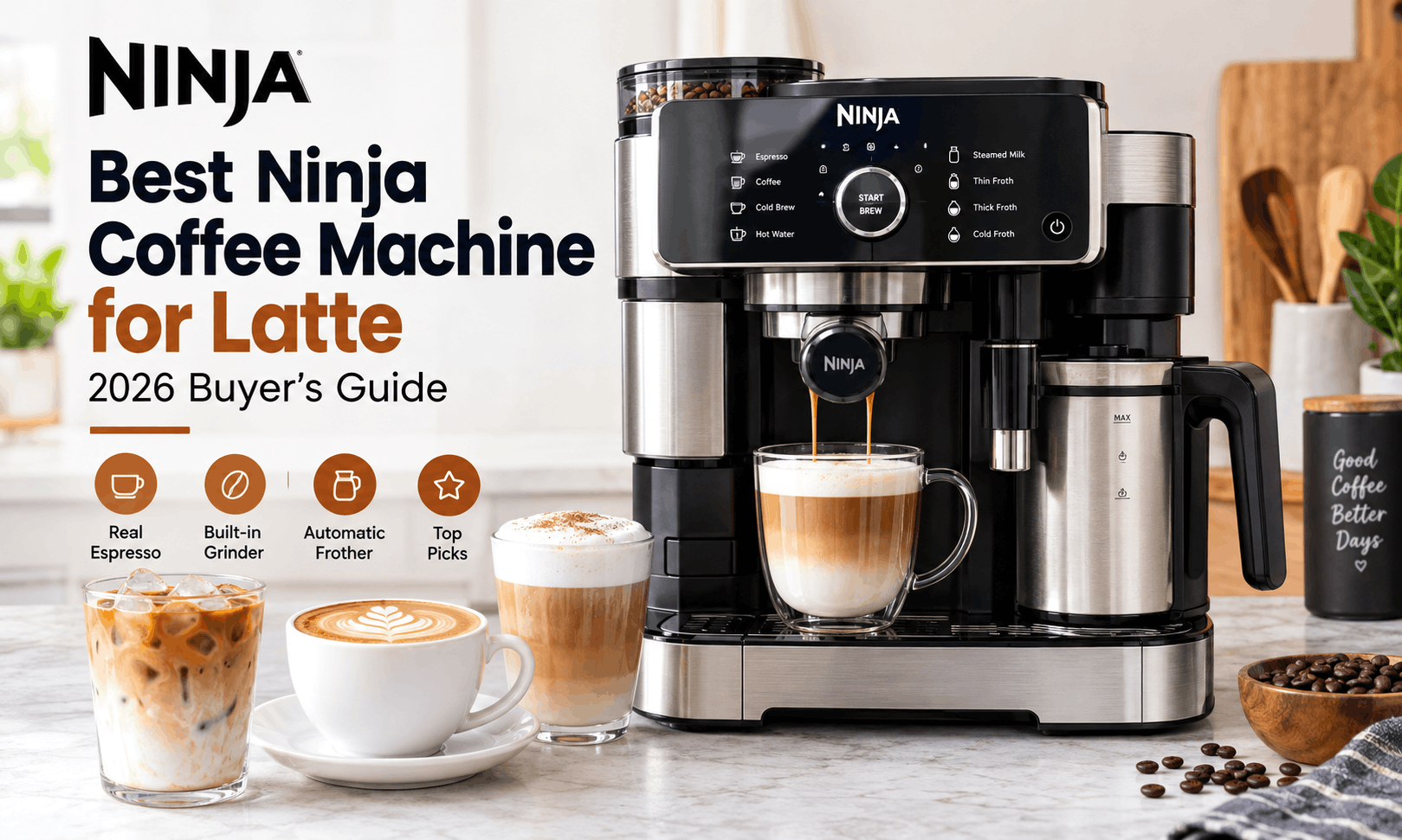 Best Ninja Coffee Maker for latte