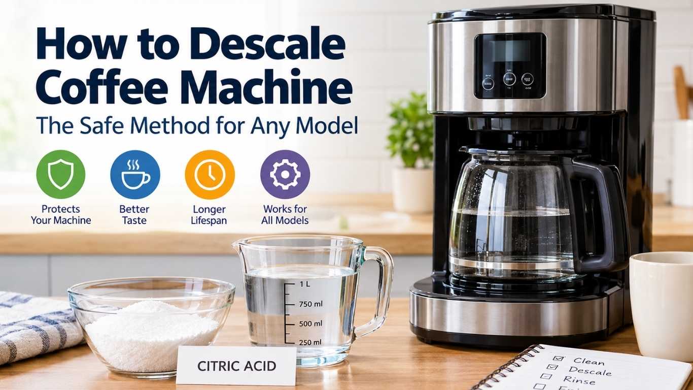How to descale coffee machine: the safe method for any model